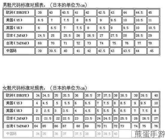 欧洲尺码日本尺码:欧洲尺码与日本尺码的转换指南