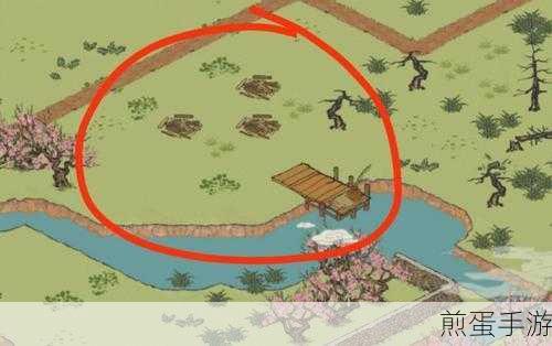 江南百景图,桃花村探秘,蚯蚓宝藏地图全解锁