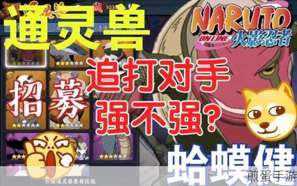 火影忍者手游蛤蟆健全攻略,掌握用法与搭配忍者