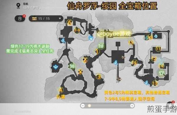 星穹铁道仙舟罗浮宝箱位置在哪里，热门游戏寻宝攻略