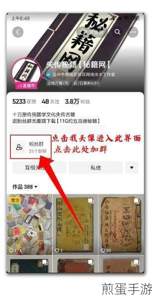 抖音粉丝群公告查看指南，手游玩家必备技巧