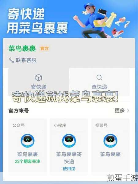 菜鸟裹裹裹酱秘籍,解锁快递新乐趣,手游玩家必备攻略
