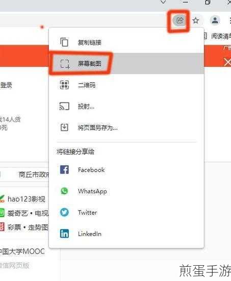 Chrome浏览器滚动截长图秘籍，手游玩家必备技能