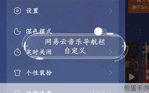 网易云音乐底部导航样式随心换,打造个性化音乐之旅