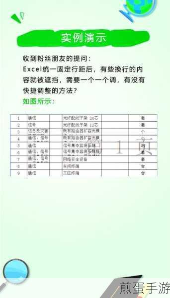 Excel表格行高调整秘籍，打造完美数据展示