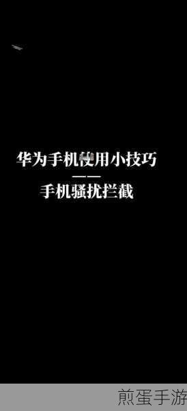 华为来电拦截设置,手游玩家必备技能大揭秘