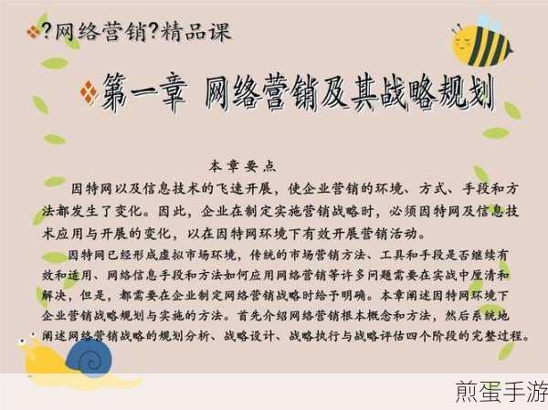 探索手游世界的网络营销策略奇招