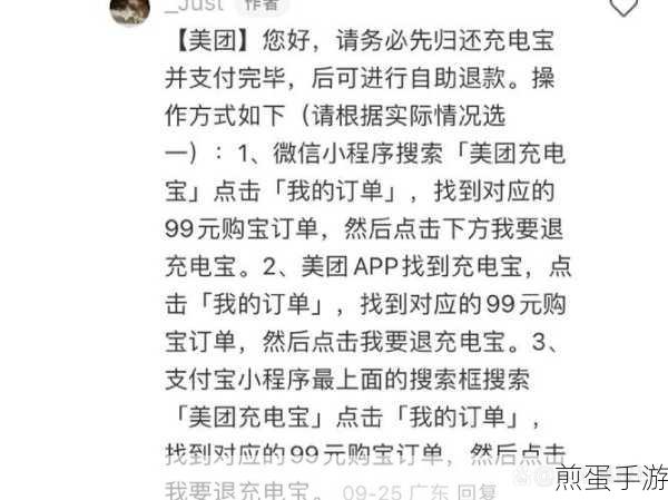 支付宝充电宝归还攻略,手游玩家出行必备指南