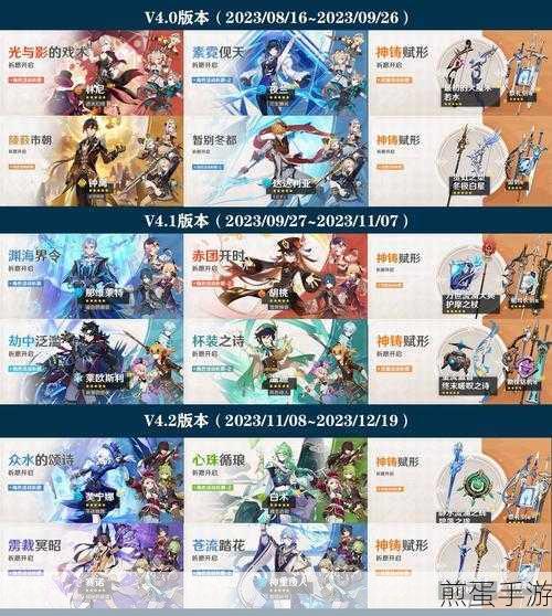 原神神铸赋形武器祈愿开启时间介绍，最新攻略与预测