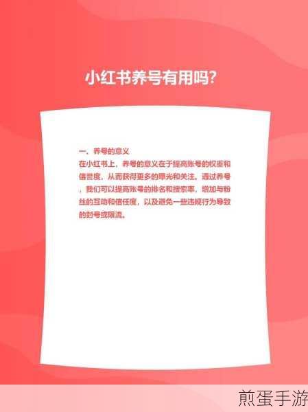 小红书攻略,手游玩家如何上热门与养号秘籍