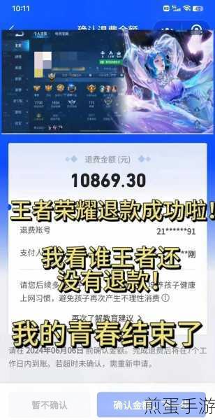 王者荣耀退款攻略,全额退款操作指南