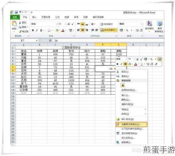 Excel表格放大技巧,助你手游数据整理更高效
