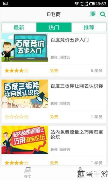电商技能在手，手游世界任你游——探索电子商务的多元出路