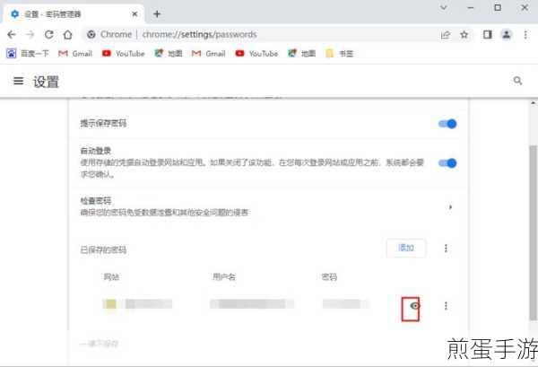 谷歌浏览器揭秘,轻松查看保存的网址密码