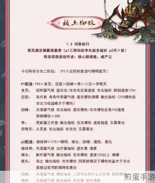 阴阳师封魔高输出阵容,制霸战场的秘诀