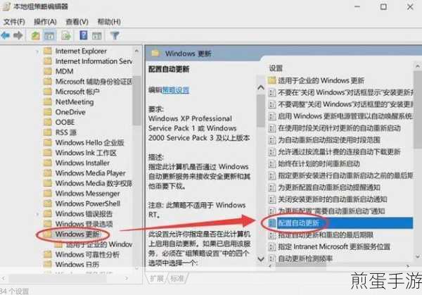 Win10自动更新拜拜,游戏畅玩无干扰秘籍
