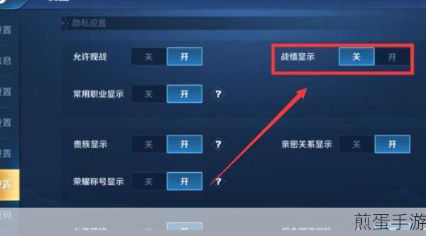 王者荣耀战绩怎么不让别人看2021隐藏战绩教学,轻松实现隐私保护