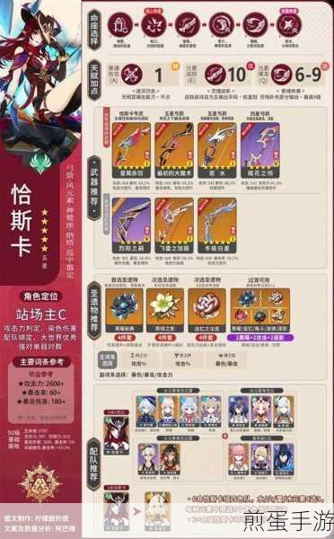 原神恰斯卡角色武器搭配指南，全面解析恰斯卡武器选择攻略，成为游戏大神的必备秘籍