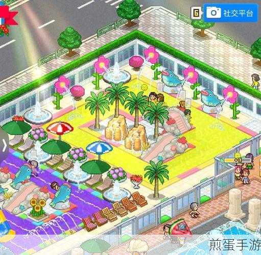 夏日水上乐园物语，免费像素经营模拟，打造你的梦幻乐园