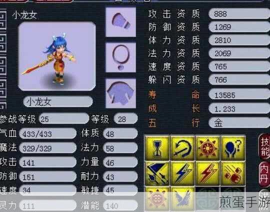 梦幻西游手游，北海龙女技能解析，揭秘角色价格走向，掌握热门角色的财富密码