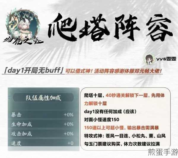 阴阳师雅乐之邦爬塔攻略，自动阵容推荐与实战指南，爆火出圈