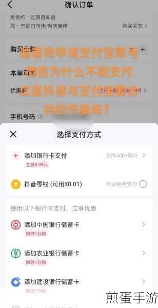 抖音支付怎么设置支付宝优先付款，掌握这招，轻松支付嗨不停