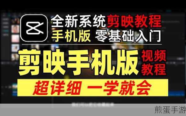 剪映专业版跟踪功能如何使用,掌握此技能让你成为剪辑大神