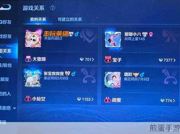 王者荣耀2025年亲密关系系统全面升级,等级一览大揭秘!