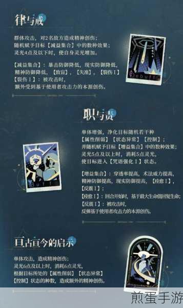 重返未来1999六种属性全揭秘
