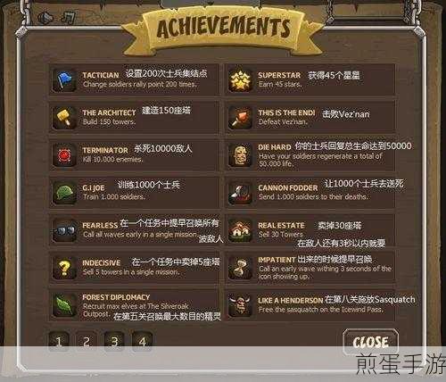王国保卫战5开始派对吧成就解锁全攻略