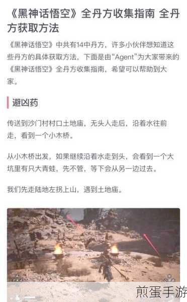 黑神话悟空坚骨药丹方获取全揭秘