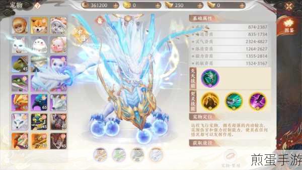 天龙八部2宠物系统深度解析,宠物培养全攻略