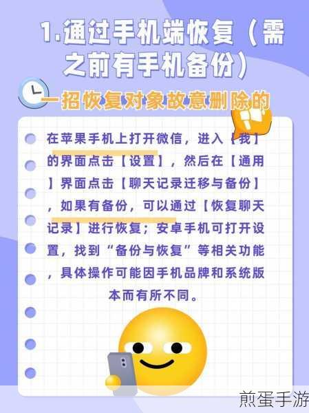 没有电脑怎么恢复微信不小心删除了微信聊天记录不用电脑如何恢复,微信聊天记录恢复秘籍大揭秘