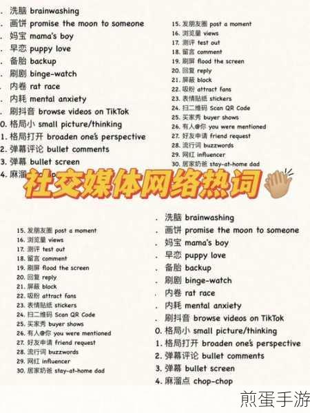 一字一句网络语翻译挑战,解锁英文缩写通关秘籍