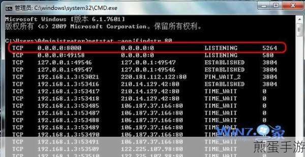 win7 怎么查看端口占用情况 win7 查看端口占用情况的方法,掌握这招,让电脑运行更高效