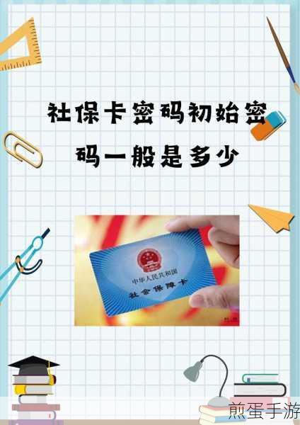 电子社保卡 6 位数初始密码是多少，探寻密码背后的秘密与安全保障