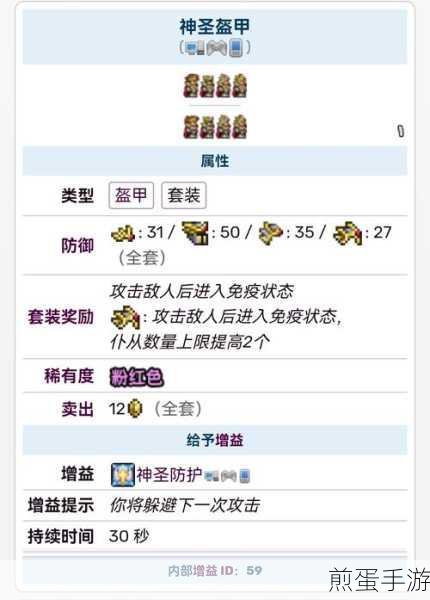 泰拉瑞亚套装效果深度探索,解锁战斗力飙升秘籍